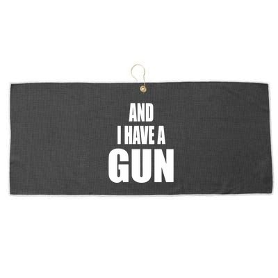 Junathrifts Its Four Loko Friday And I Have A Gun Large Microfiber Waffle Golf Towel