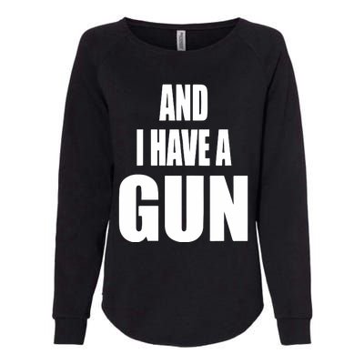 Junathrifts Its Four Loko Friday And I Have A Gun Womens California Wash Sweatshirt