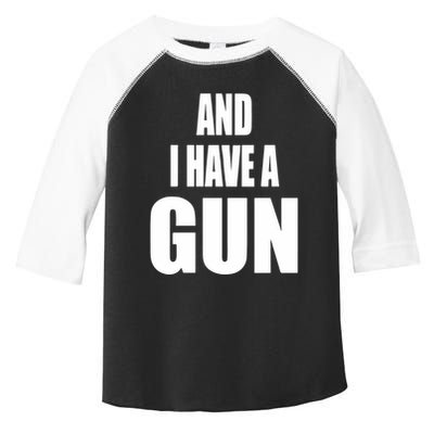 Junathrifts Its Four Loko Friday And I Have A Gun Toddler Fine Jersey T-Shirt