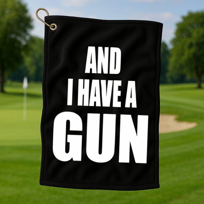 Junathrifts Its Four Loko Friday And I Have A Gun Golf Towel