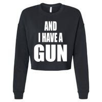 Junathrifts Its Four Loko Friday And I Have A Gun Cropped Pullover Crew