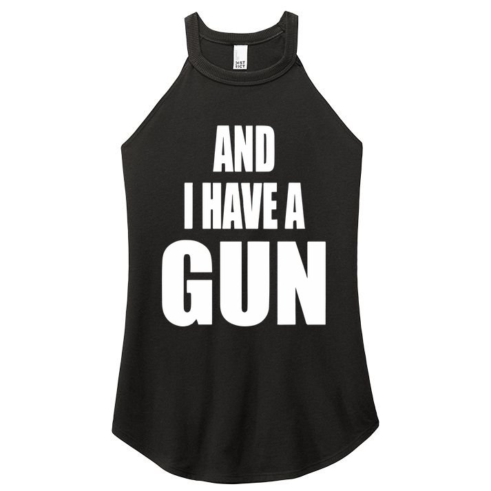 Junathrifts Its Four Loko Friday And I Have A Gun Women's Perfect Tri Rocker Tank