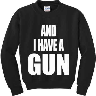 Junathrifts Its Four Loko Friday And I Have A Gun Kids Sweatshirt