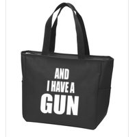 Junathrifts Its Four Loko Friday And I Have A Gun Zip Tote Bag