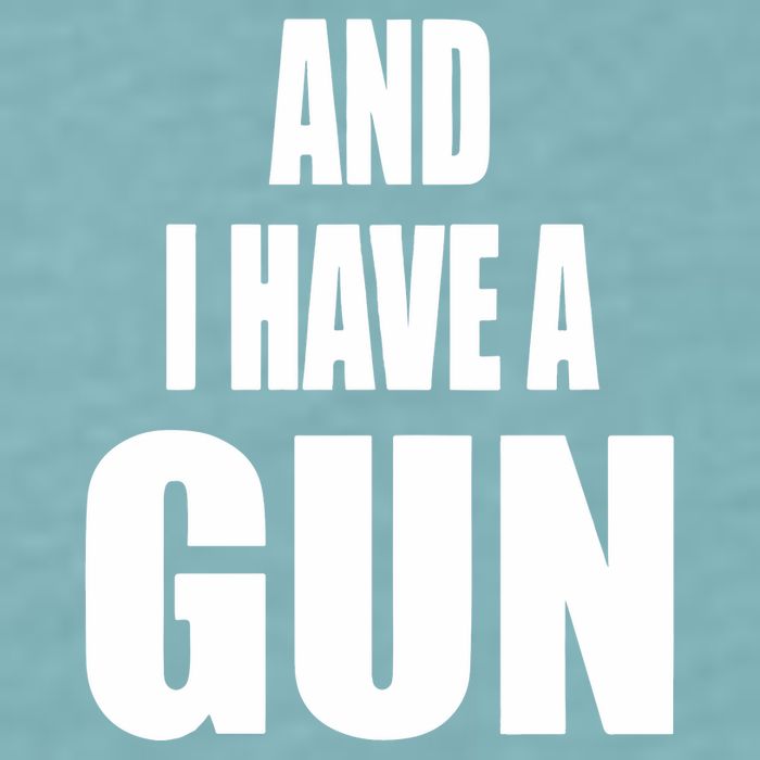 Junathrifts Its Four Loko Friday And I Have A Gun Sueded Cloud Jersey T-Shirt