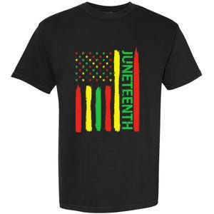 Juneteenth In Flag For Black History Day Black history Junet Garment-Dyed Heavyweight T-Shirt