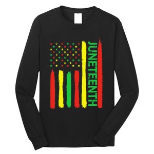 Juneteenth In Flag For Black History Day Black history Junet Long Sleeve Shirt