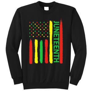 Juneteenth In Flag For Black History Day Black history Junet Sweatshirt