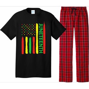 Juneteenth In Flag For Black History Day Black history Junet Pajama Set