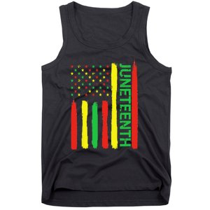 Juneteenth In Flag For Black History Day Black history Junet Tank Top