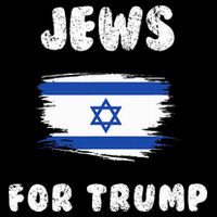 Jewish Israel Flag Jews for Trump  Bucket Hat
