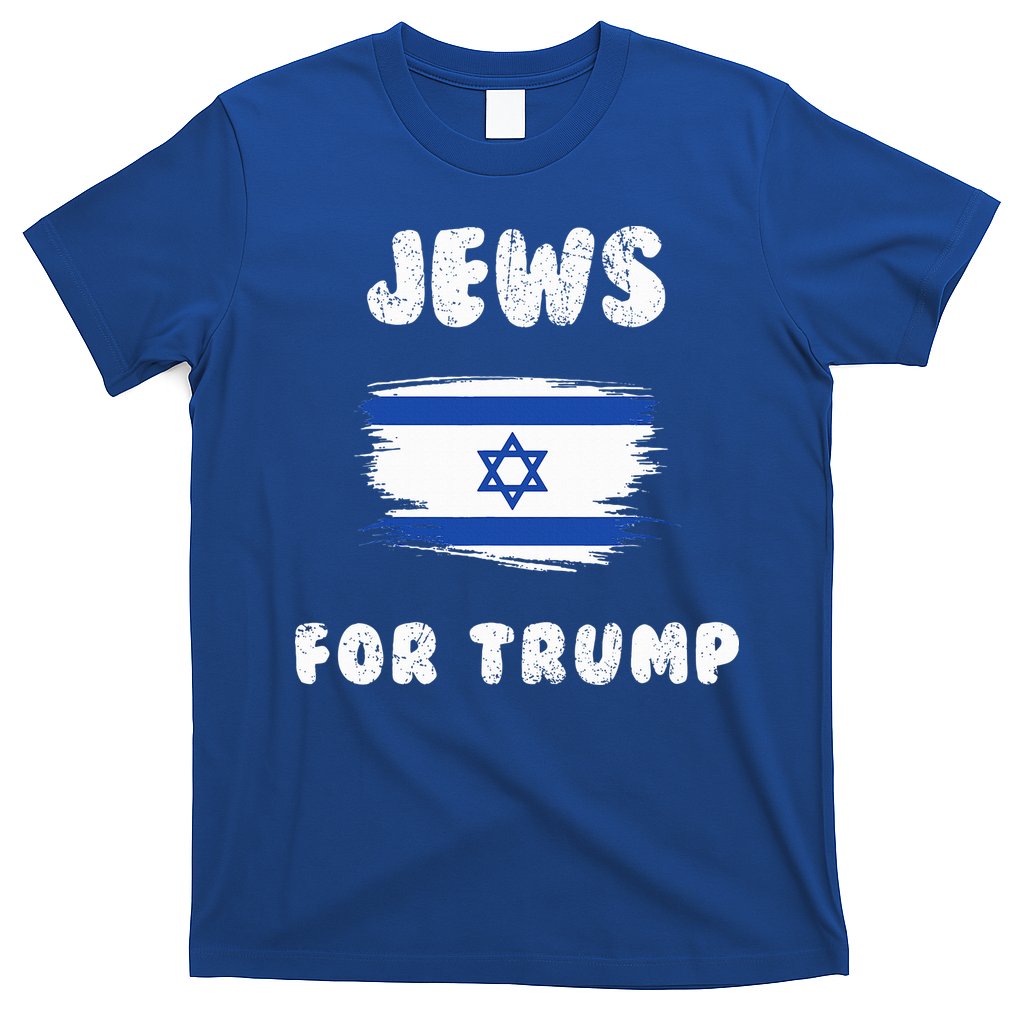 Jewish Israel Flag Jews for Trump  T-Shirt