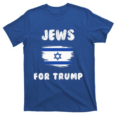 Jewish Israel Flag Jews for Trump  T-Shirt