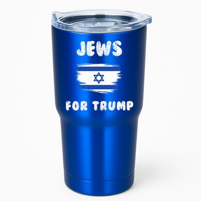 Jewish Israel Flag Jews for Trump  Tumbler