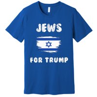 Jewish Israel Flag Jews for Trump  Premium T-Shirt