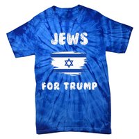 Jewish Israel Flag Jews for Trump  Tie-Dye T-Shirt