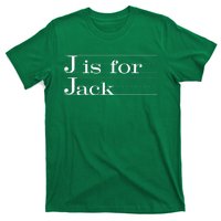 J Is For Jack Awesome Back To School Gift For Kids T-Shirt