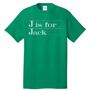 J Is For Jack Awesome Back To School Gift For Kids Tall T-Shirt