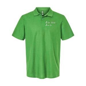 J Is For Jack Awesome Back To School Gift For Kids Softstyle Adult Sport Polo