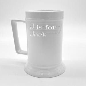 J Is For Jack Awesome Back To School Gift For Kids Beer Stein