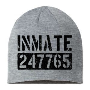 Jail Inmate Funny Prison Inmate Costume Sustainable Beanie