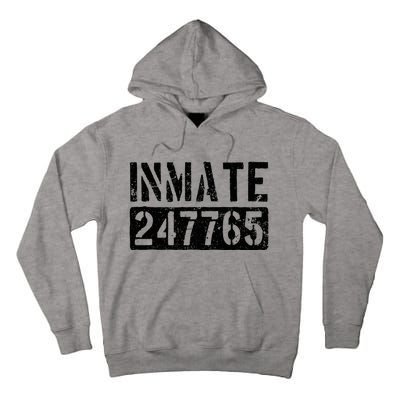 Jail Inmate Funny Prison Inmate Costume Tall Hoodie