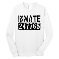 Jail Inmate Funny Prison Inmate Costume Long Sleeve Shirt