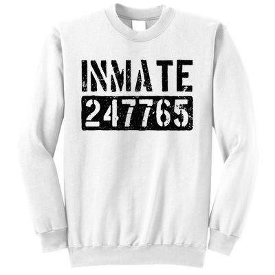 Jail Inmate Funny Prison Inmate Costume Sweatshirt