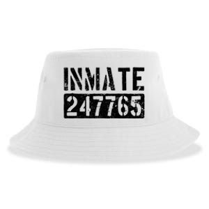 Jail Inmate Funny Prison Inmate Costume Sustainable Bucket Hat