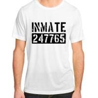 Jail Inmate Funny Prison Inmate Costume Adult ChromaSoft Performance T-Shirt