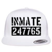 Jail Inmate Funny Prison Inmate Costume Flat Bill Trucker Hat