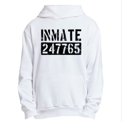 Jail Inmate Funny Prison Inmate Costume Urban Pullover Hoodie