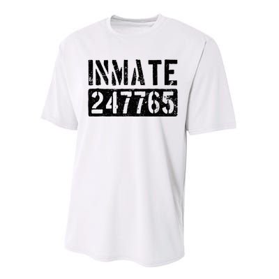 Jail Inmate Funny Prison Inmate Costume Performance Sprint T-Shirt