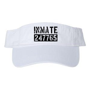 Jail Inmate Funny Prison Inmate Costume Valucap Bio-Washed Visor