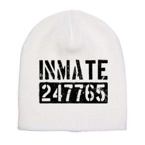 Jail Inmate Funny Prison Inmate Costume Short Acrylic Beanie