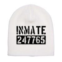 Jail Inmate Funny Prison Inmate Costume Short Acrylic Beanie