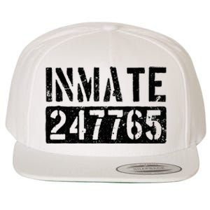 Jail Inmate Funny Prison Inmate Costume Wool Snapback Cap