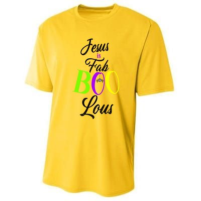 Jesus Is Fab Boo Lous Cool Gift Performance Sprint T-Shirt