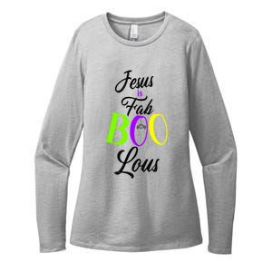 Jesus Is Fab Boo Lous Cool Gift Womens CVC Long Sleeve Shirt