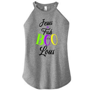 Jesus Is Fab Boo Lous Cool Gift Women's Perfect Tri Rocker Tank