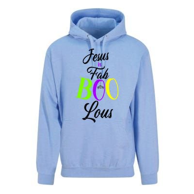 Jesus Is Fab Boo Lous Cool Gift Unisex Surf Hoodie