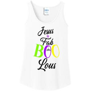 Jesus Is Fab Boo Lous Cool Gift Ladies Essential Tank