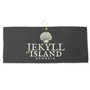 Jekyll Island  Georgia Ocean Shell Large Microfiber Waffle Golf Towel