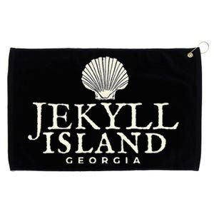 Jekyll Island  Georgia Ocean Shell Grommeted Golf Towel