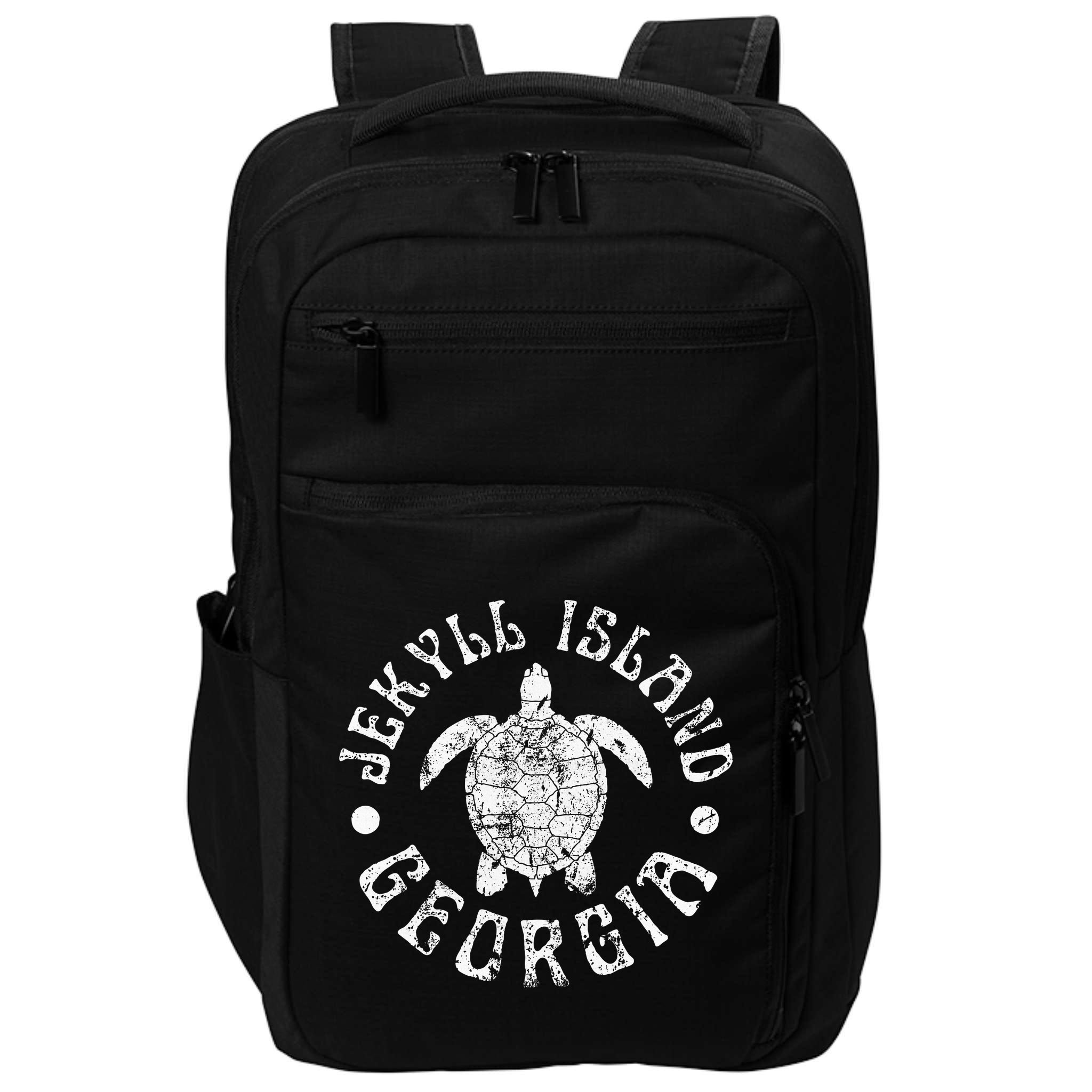 Jekyll Island Georgia Beach Sea Turtle Summer Vacation Impact Tech Backpack
