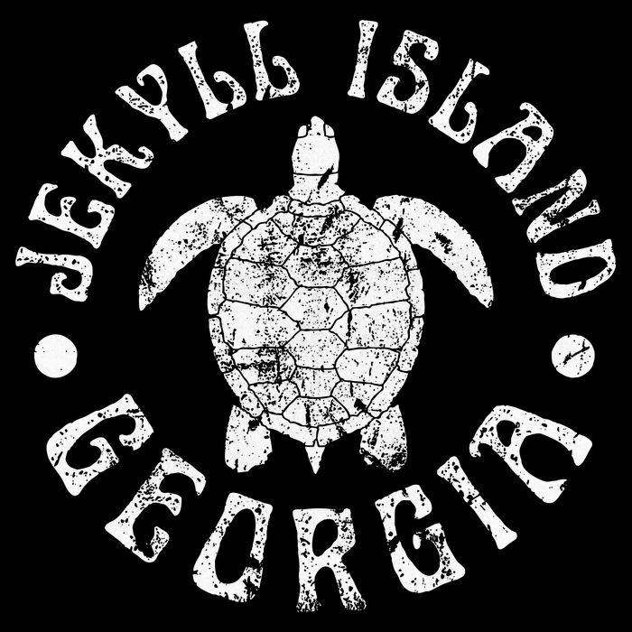 Jekyll Island Georgia Beach Sea Turtle Summer Vacation Flat Bill Trucker Hat