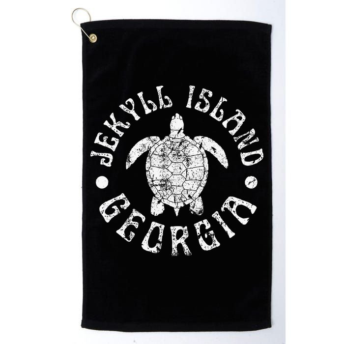 Jekyll Island Georgia Beach Sea Turtle Summer Vacation Golf Towel