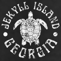 Jekyll Island Georgia Beach Sea Turtle Summer Vacation Golf Towel