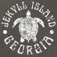 Jekyll Island Georgia Beach Sea Turtle Summer Vacation Cotton Canvas Backpack