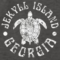 Jekyll Island Georgia Beach Sea Turtle Summer Vacation Vector Backpack